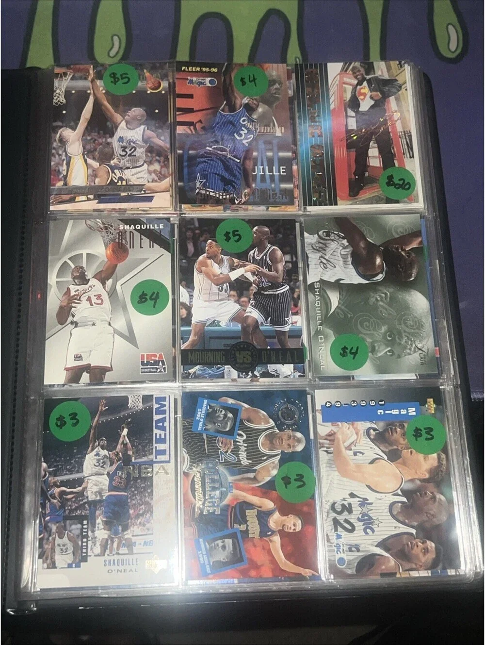 Huge Lot Of Shaquille O'Neal Basketball Cards Rookies Magic Lakers College